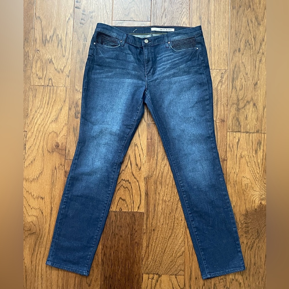DKNY Jeans Size 14 with Top Pocket Embellishments